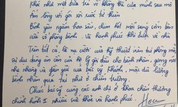 Cảm động t&#226;m thư của nữ bệnh nh&#226;n gửi đội ngũ b&#225;c sĩ phẫu thuật nội soi khớp vai