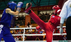 Cận cảnh 2 &#39;b&#243;ng hồng&#39; đội tuyển Kickboxing Việt Nam v&#224;o tứ kết