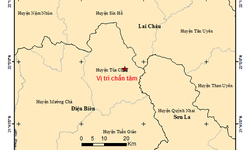 Động đất g&#226;y rung lắc ở Điện Bi&#234;n