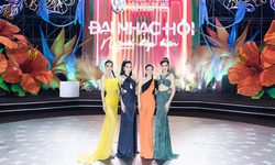 D&#224;n hoa hậu diện đầm cắt xẻ gợi cảm tr&#234;n thảm đỏ Miss World Vietnam 2022