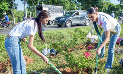 Miss Earth chung tay c&#249;ng NovaGroup cải thiện mỹ quan th&#224;nh phố biển Phan Thiết