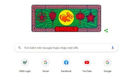 Google đổi logo nh&#226;n dịp Trung thu
