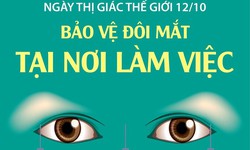 Ng&#224;y Thị gi&#225;c thế giới 12/10: Bảo vệ đ&#244;i mắt tại nơi l&#224;m việc