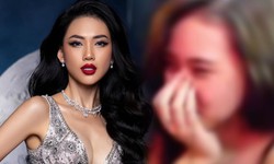 Miss Universe Vietnam th&#244;ng tin ch&#237;nh thức việc Hoa hậu B&#249;i Quỳnh Hoa h&#250;t b&#243;ng cười