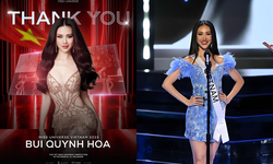 B&#249;i Quỳnh Hoa xin lỗi kh&#225;n giả sau thất bại tại Miss Universe 2023