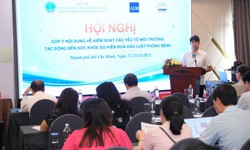 Thảo luận việc kiểm so&#225;t c&#225;c yếu tố m&#244;i trường t&#225;c động đến sức khoẻ dự kiến dưa v&#224;o Luật Ph&#242;ng bệnh