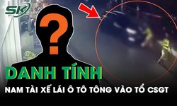 Danh t&#237;nh nam t&#224;i xế sinh năm 2003 l&#225;i &#244; t&#244; t&#244;ng tổ CSGT đang đo nồng độ cồn