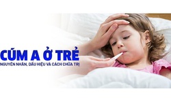 Biểu hiện bệnh c&#250;m A ở trẻ v&#224; c&#225;ch xử tr&#237; đ&#250;ng