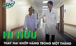 Hi hữu cụ b&#224; 71 tuổi thay hai khớp h&#225;ng trong một th&#225;ng