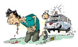 Nghiện rượu nhiều năm, người đ&#224;n &#244;ng đi cấp cứu v&#236; n&#244;n ra m&#225;u tươi
