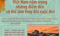 Việt Nam nằm trong những điểm đến c&#243; thể l&#224;m thay đổi cuộc đời