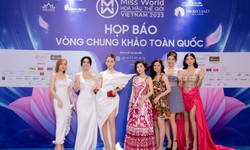 Mục ti&#234;u n&#226;ng tầm sắc đẹp Việt tại Họp b&#225;o Chung khảo Miss World Việt Nam 2023