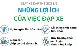 Ng&#224;y Xe đạp Thế giới 3/6: Những lợi &#237;ch của việc đạp xe