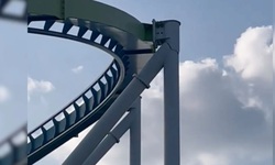 Tàu lượn siêu tốc phải đóng cửa sau khi khách phát hiện vết nứt trên trụ đỡ