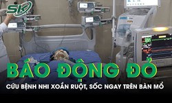 Bật b&#225;o động đỏ cứu bệnh nhi xoắn ruột, sốc tr&#234;n b&#224;n mổ