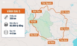Chi tiết quy hoạch, vị trí, tuyến đường Vành đai 5 đi qua 8 tỉnh, thành phố