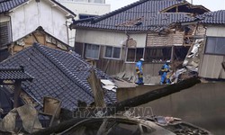 Số nạn nh&#226;n tử vong do động đất tại Nhật Bản đ&#227; l&#234;n tới 57 người