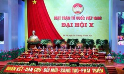 H&#236;nh ảnh Bế mạc Đại hội đại biểu to&#224;n quốc Mặt trận Tổ quốc Việt Nam lần thứ X