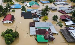 Mưa lũ g&#226;y thiệt hại nặng tại Malaysia, Brunei