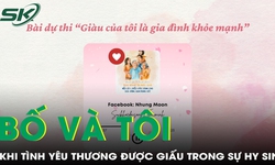 X&#250;c động d&#242;ng t&#226;m sự về bố trong b&#224;i dự thi &#39;Gi&#224;u của t&#244;i l&#224; gia đ&#236;nh khỏe mạnh&#39;