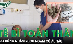 Uống rượu ng&#226;m củ ấu tẩu, người đ&#224;n &#244;ng t&#234; b&#236; to&#224;n th&#226;n