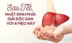 4 mẹo hỗ trợ giải độc gan sau Tết