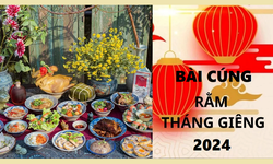 B&#224;i c&#250;ng Rằm th&#225;ng Gi&#234;ng 2024 tại nh&#224; v&#224; tại ch&#249;a đầy đủ nhất