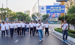 Tổ chức đi bộ vận động hơn 1,1 tỷ đồng ủng hộ y tế cơ sở