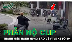 Phẫn nộ clip thanh ni&#234;n ‘đi&#234;n cuồng’ h&#224;nh hung bảo vệ qu&#225;n c&#224; ph&#234; v&#236; ‘đưa v&#233; số xấu’ cho kh&#225;ch