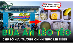 Bữa ăn b&#225;n tr&#250; của học sinh ‘như cho người giảm c&#226;n’: Chủ sở hữu trường n&#243;i g&#236;?