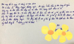 Ấm l&#242;ng những l&#225; thư tay cảm ơn y b&#225;c sĩ
