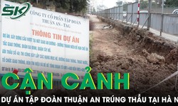 Cận cảnh dự &#225;n Tập đo&#224;n Thuận An tr&#250;ng thầu t&#224;i H&#224; Nội: 1,6km đường gần 4 năm chưa xong