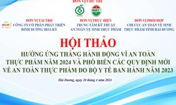 Hội thảo "Hưởng ứng Tháng hành động vì an toàn thực phẩm năm 2024 và phổ biến các quy định mới về an toàn thực phẩm do Bộ Y tế ban hành năm 2023"