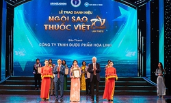 Thuốc ho bổ phế Bảo Thanh được Bộ Y tế tặng giải thưởng &quot;Ng&#244;i sao thuốc Việt&quot; lần thứ 2