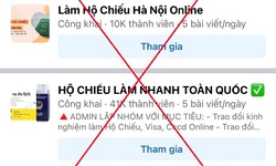 Lừa đảo khi nhờ l&#224;m hộ chiếu nhanh qua mạng x&#227; hội