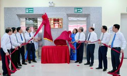 Thái Bình gắn biển công trình bệnh viện huyện Chào mừng sinh nhật Bác