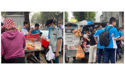 Nguy cơ ngộ độc từ h&#224;ng rong, qu&#224; vặt trước cổng trường ở TPHCM