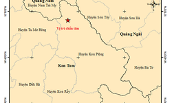 Động đất li&#234;n tiếp ở Quảng Nam v&#224; Kon Tum
