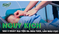 B&#233; g&#225;i 5 tuổi cấp cứu sau 2 ng&#224;y li&#234;n tục đại tiện ra m&#225;u tươi lẫn m&#225;u cục