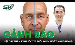 Liệt d&#226;y thần kinh số 7 từ th&#243;i quen ng&#224;y nắng n&#243;ng