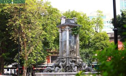Hà Nội tu bổ đài phun nước hơn 120 năm tuổi