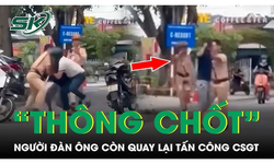 Trưa 25/9: Clip người đ&#224;n &#244;ng &#39;th&#244;ng chốt&#39; rồi quay lại tấn c&#244;ng CSGT giữa đường ở H&#224; Tĩnh