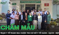 Khảo s&#225;t thực tế v&#224; chấm mẫu Cuộc thi &#39;Cơ sở y tế Xanh - Sạch - Đẹp&#39; tại trạm y tế