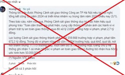 &#39;Thanh ni&#234;n thu về 50 triệu &#39;hoa hồng&#39; sau 1 ng&#224;y tố gi&#225;c vi phạm giao th&#244;ng&#39; l&#224; tin bịa đặt