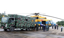 Qu&#226;n đội điều động lực lượng kh&#244;ng qu&#226;n bay cứu trợ khẩn cấp tại Lạng Sơn