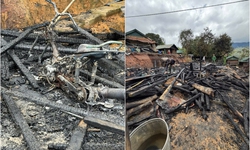 Ch&#225;y dữ dội thi&#234;u rụi 2 căn nh&#224; đồng b&#224;o Xơ Đăng