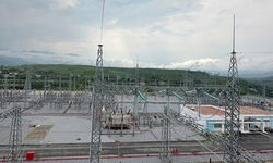 Đ&#243;ng điện Dự &#225;n đường d&#226;y 220kV Huội Quảng – Nghĩa Lộ v&#224; Dự &#225;n Trạm biến &#225;p 220kV Nghĩa Lộ ch&#224;o mừng th&#224;nh c&#244;ng Đại hội Đảng bộ EVNNPT lần thứ IV