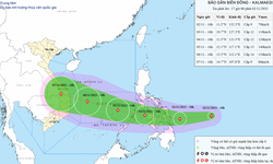 B&#227;o số 13 khi v&#224;o Biển Đ&#244;ng c&#243; thể giật cấp 17