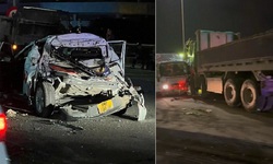 Cục CSGT th&#244;ng tin về nguy&#234;n nh&#226;n vụ tai nạn tr&#234;n đường V&#224;nh đai 3