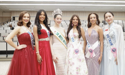 Kiều Duy diện 2 trang phục gây chú ý ở Bán kết Miss International 2025